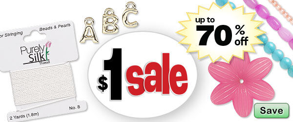 Save on our One Dollar Sale with discounts up to 70% off.